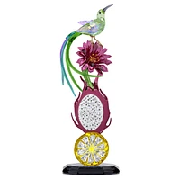 Idyllia Sugarbird and Dragon Fruit Totem by SWAROVSKI