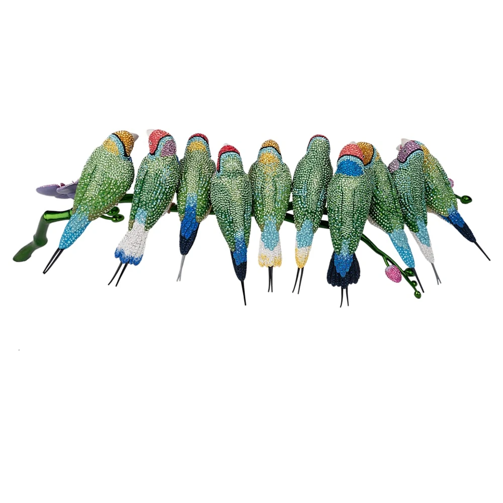Crystal Myriad Gouldian Finches by SWAROVSKI