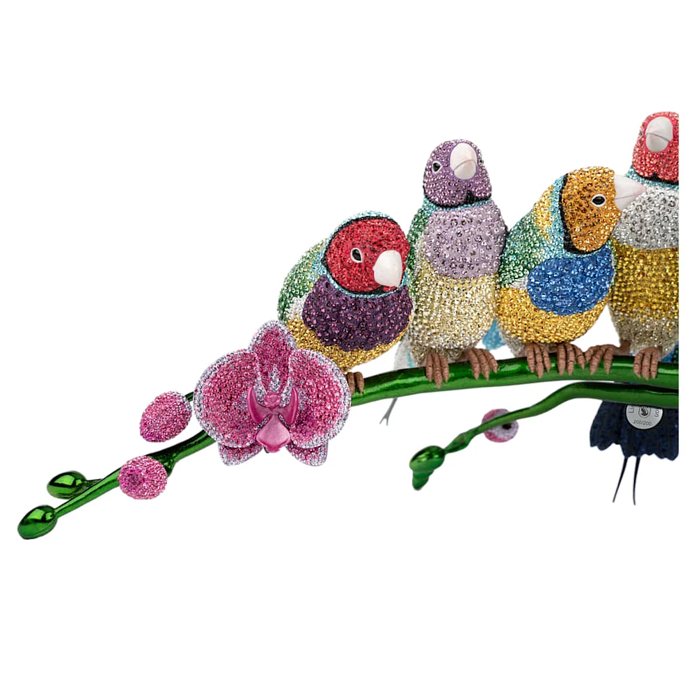 Crystal Myriad Gouldian Finches by SWAROVSKI