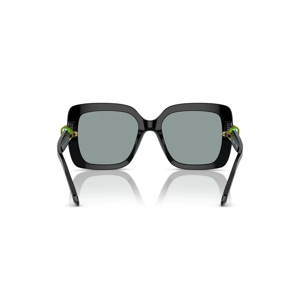 Sunglasses, Oversized, Square shape, SK6001, Black by SWAROVSKI