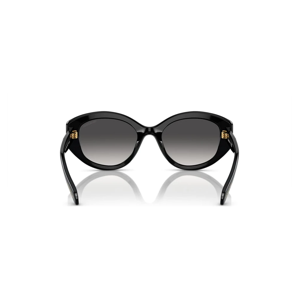 Sunglasses, Cat-Eye shape, SK6005, Black by SWAROVSKI