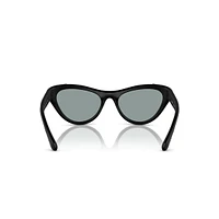 Sunglasses, Cat-Eye shape, SK6007, Black by SWAROVSKI