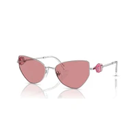 Sunglasses, Cat-Eye shape, SK7003, Pink by SWAROVSKI
