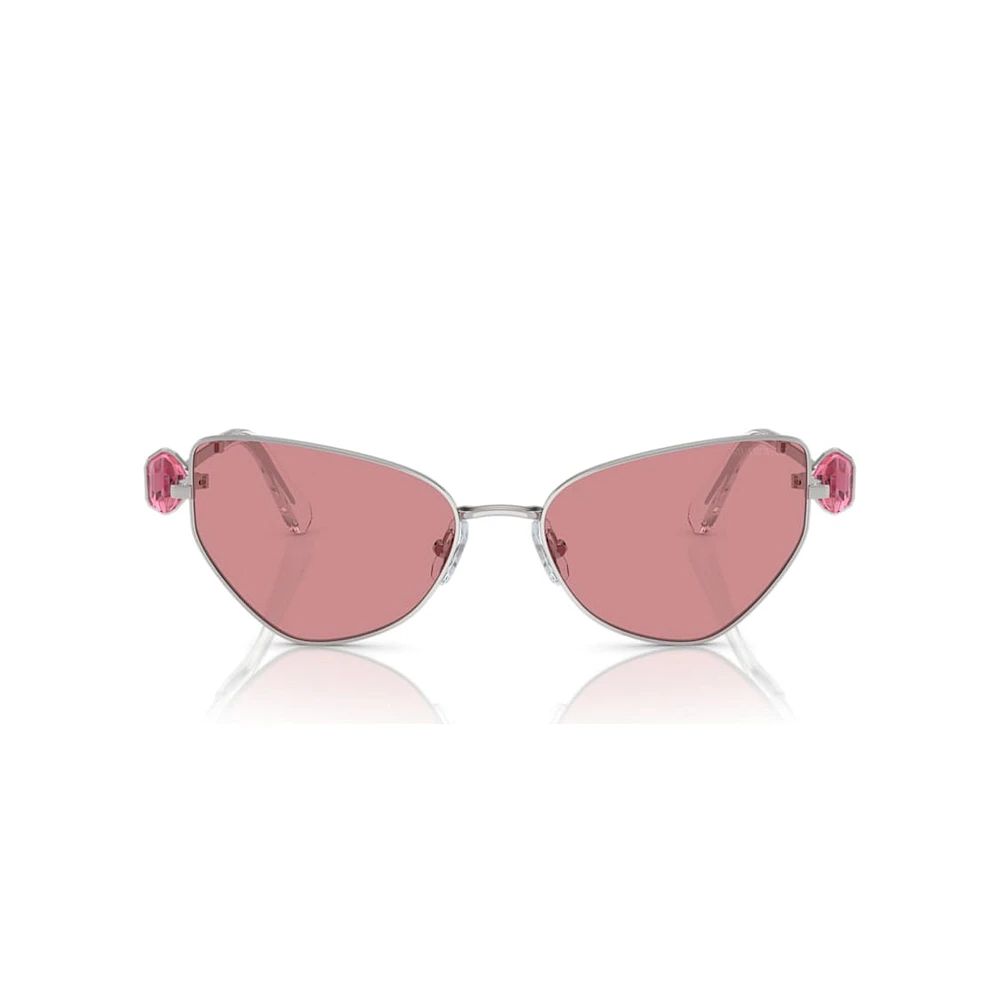Sunglasses, Cat-Eye shape, SK7003, Pink by SWAROVSKI