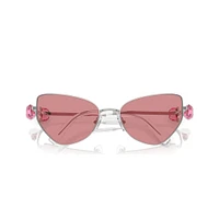 Sunglasses, Cat-Eye shape, SK7003, Pink by SWAROVSKI