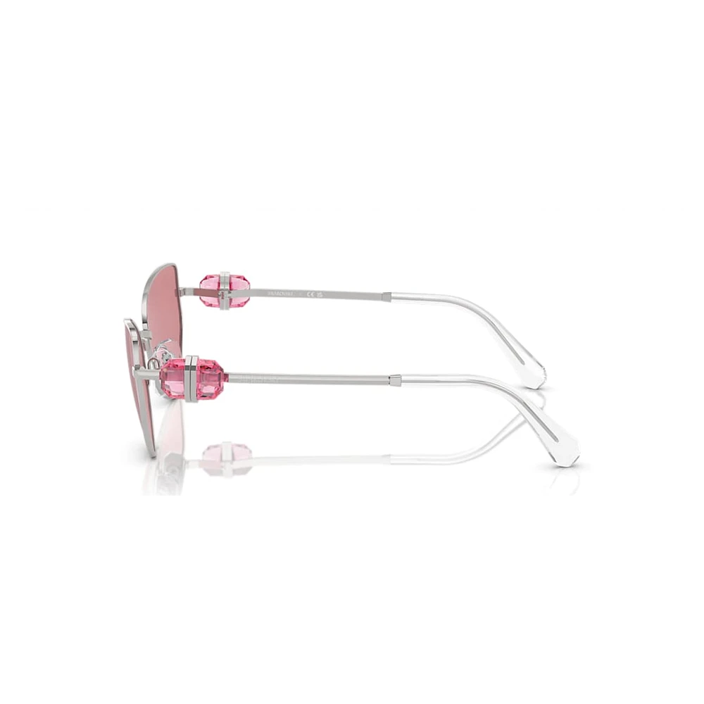 Sunglasses, Cat-Eye shape, SK7003, Pink by SWAROVSKI