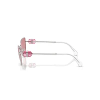 Sunglasses, Cat-Eye shape, SK7003, Pink by SWAROVSKI