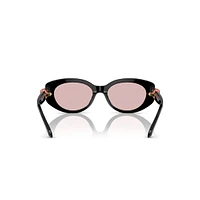 Sunglasses, Cat-Eye shape, SK6002, Multicoloured by SWAROVSKI