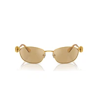 Sunglasses, Oval shape, SK7010, Yellow by SWAROVSKI