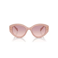 Sunglasses, Cat-Eye shape, SK6005, Pink by SWAROVSKI