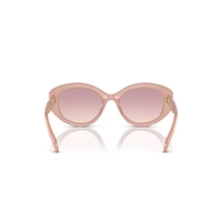 Sunglasses, Cat-Eye shape, SK6005, Pink by SWAROVSKI