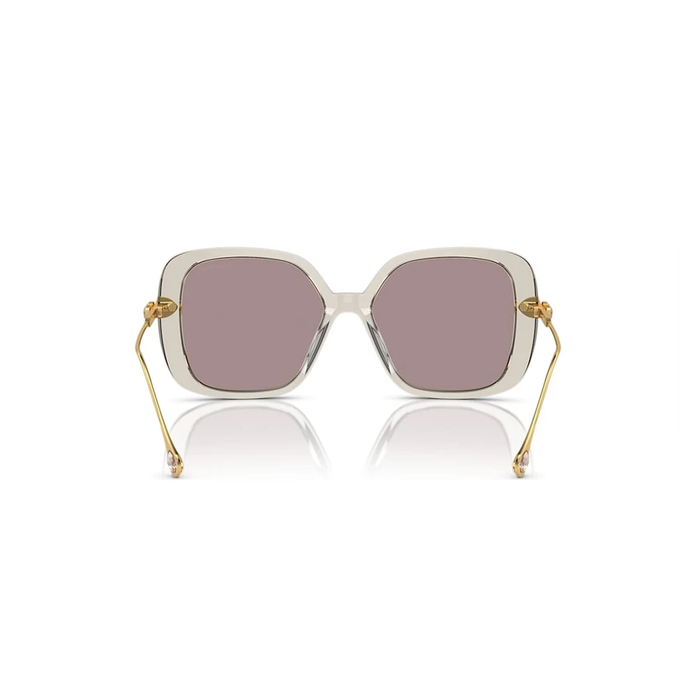 Sunglasses, Oversized, Square shape, SK6011, Purple by SWAROVSKI