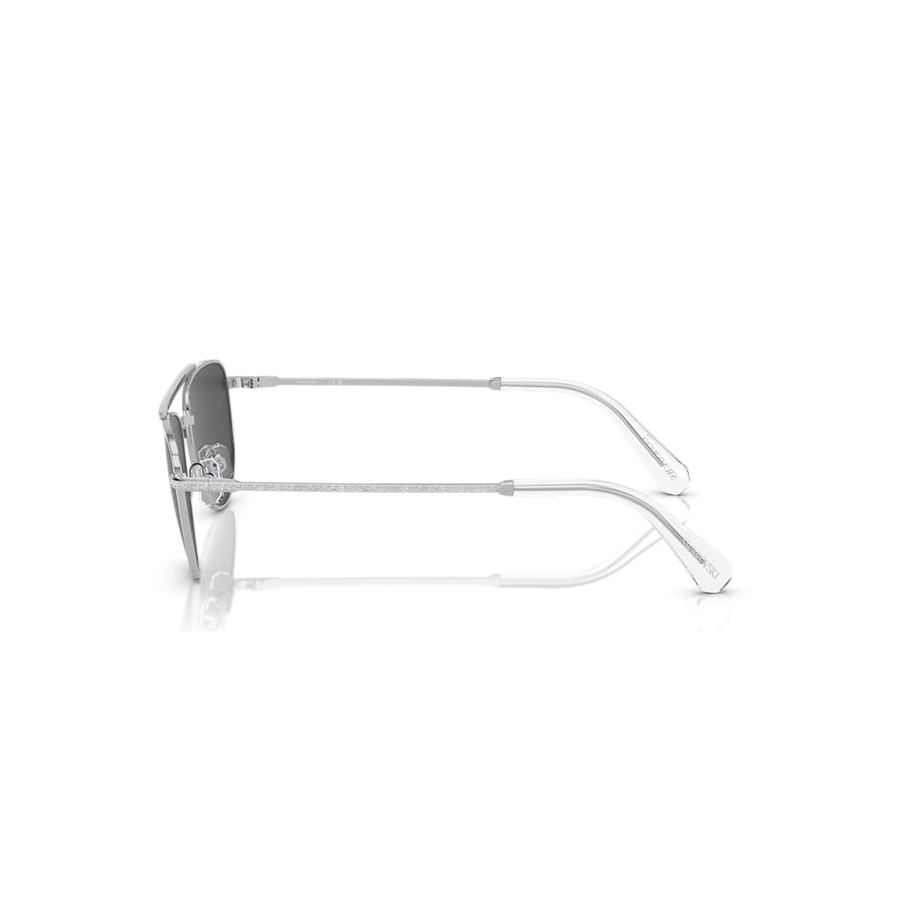 Sunglasses, Pilot shape, SK7007, Black by SWAROVSKI