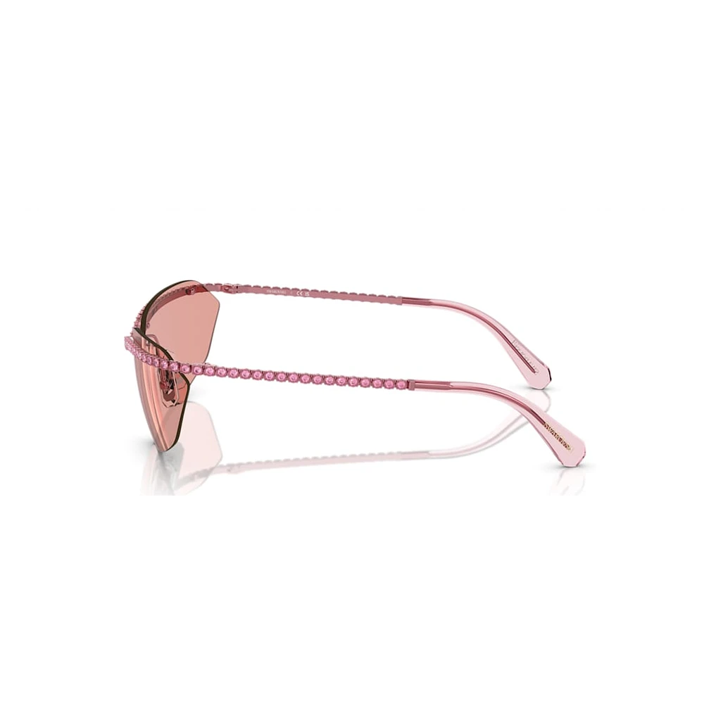 Sunglasses, Rectangular shape, SK7001, Pink by SWAROVSKI