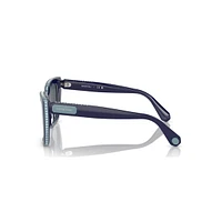 Sunglasses, Square shape, SK6013, Blue by SWAROVSKI