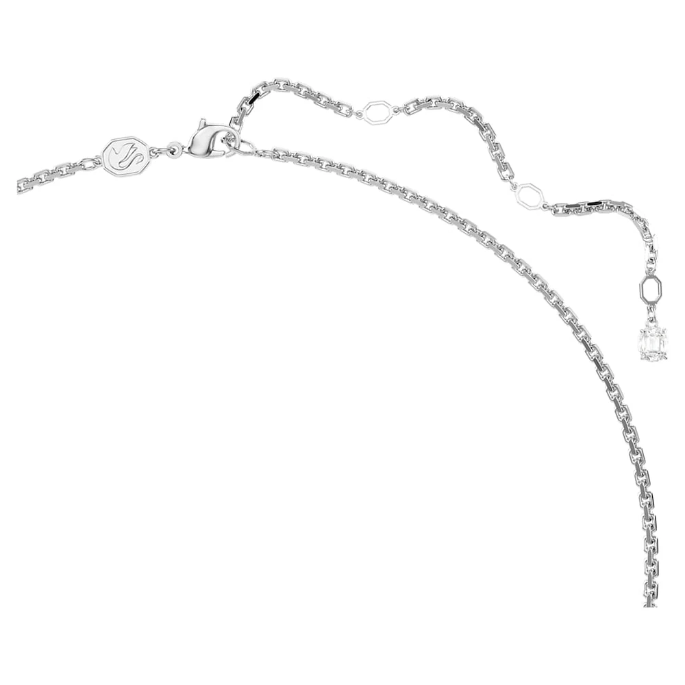 Idyllia pendant, Flower, Yellow, Rhodium plated by SWAROVSKI