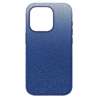 High smartphone case, Colour gradient, iPhone® 15 Pro, Blue by SWAROVSKI
