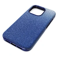 High smartphone case, Colour gradient, iPhone® 15 Pro, Blue by SWAROVSKI