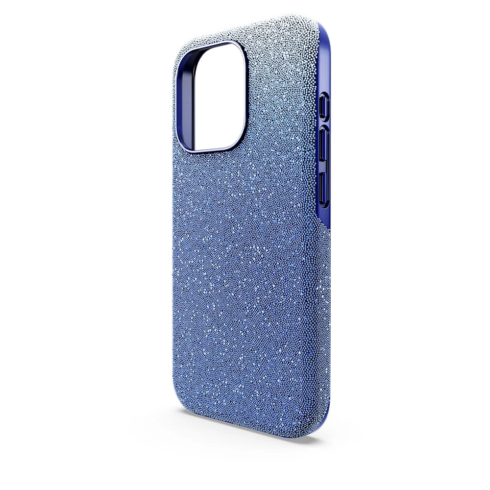 High smartphone case, Colour gradient, iPhone® 15 Pro, Blue by SWAROVSKI