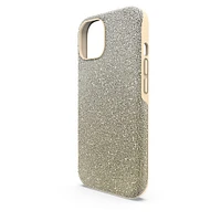 High smartphone case, Colour gradient, iPhone® 15, Gold tone by SWAROVSKI