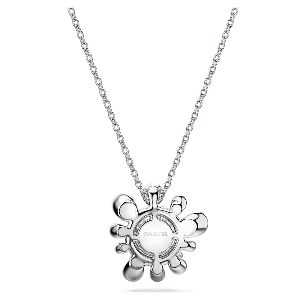 Galaxy pendant, Lab-grown diamonds 2 ct tw, Round shape, 14K white gold by SWAROVSKI