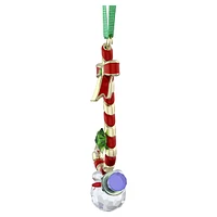 Holiday Cheers Dulcis Candy Cane Ornament by SWAROVSKI