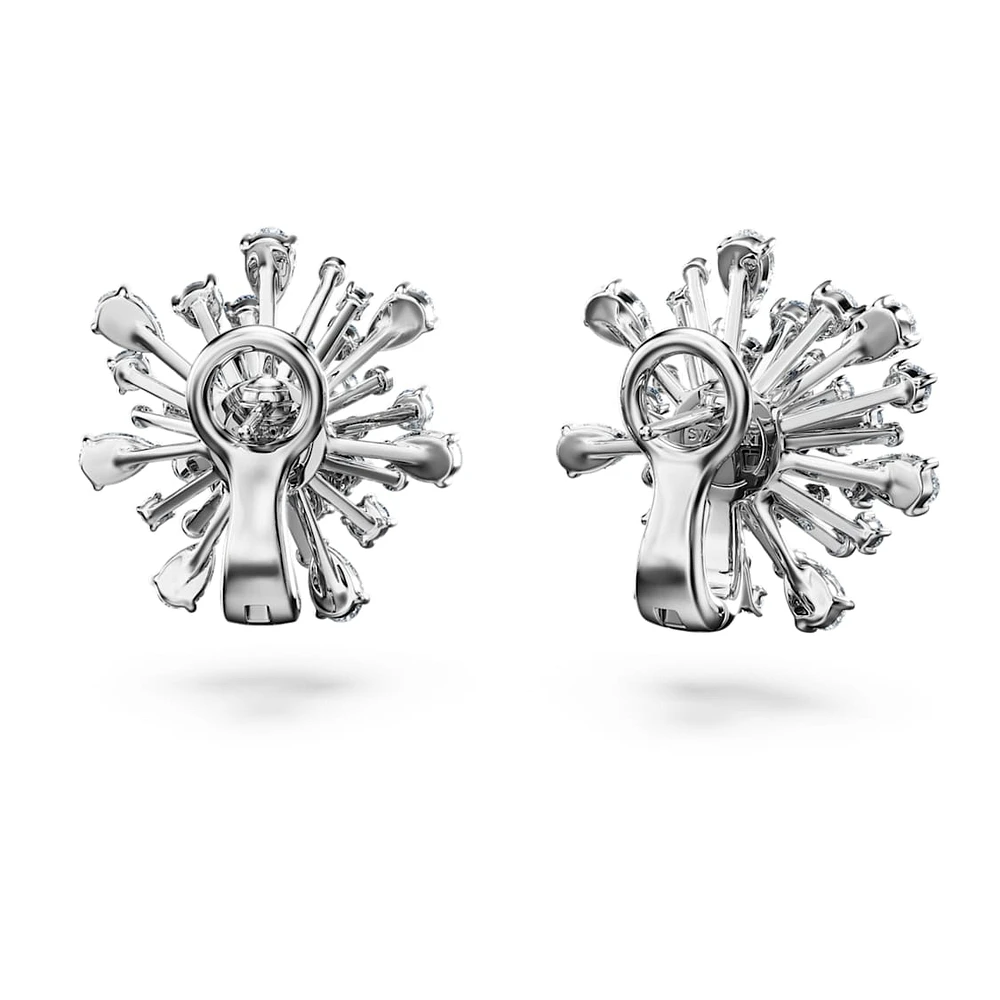 Galaxy stud earrings, Lab-grown diamonds 5.5 ct tw, Mixed shapes, 14K white gold by SWAROVSKI