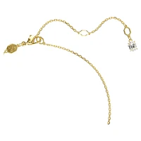 Imber pendant, Round cut, White, Gold-tone plated by SWAROVSKI