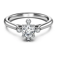 Galaxy ring, Lab-grown diamonds ct tw, Round shape