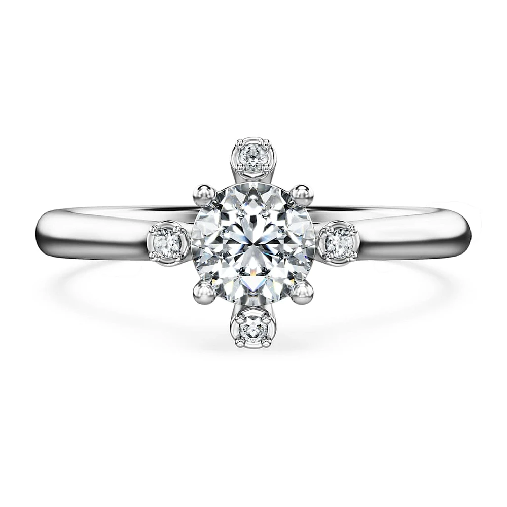 Galaxy ring, Lab-grown diamonds ct tw, Round shape