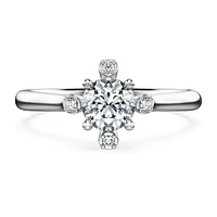 Galaxy ring, Lab-grown diamonds ct tw, Round shape