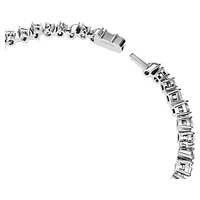 Galaxy Tennis bracelet, Lab-grown diamonds 5 ct tw, Mixed shapes, 14K white gold by SWAROVSKI