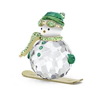 Holiday Cheers Dulcis Snowman, Green by SWAROVSKI