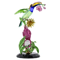 Idyllia Toucan and Dragon Fruit Totem Limited Edition by SWAROVSKI