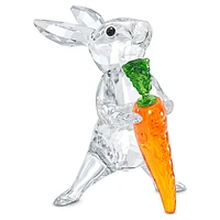 Peaceful Countryside Rabbit with Carrot by SWAROVSKI