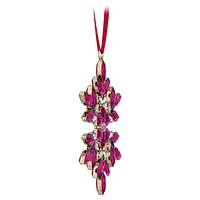 Gema Holiday Ornament, Red by SWAROVSKI