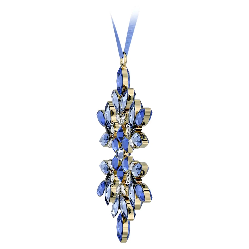 Gema Holiday Ornament, Blue by SWAROVSKI