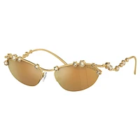 Sunglasses, Cat-Eye shape, SKU001, Gold tone by SWAROVSKI