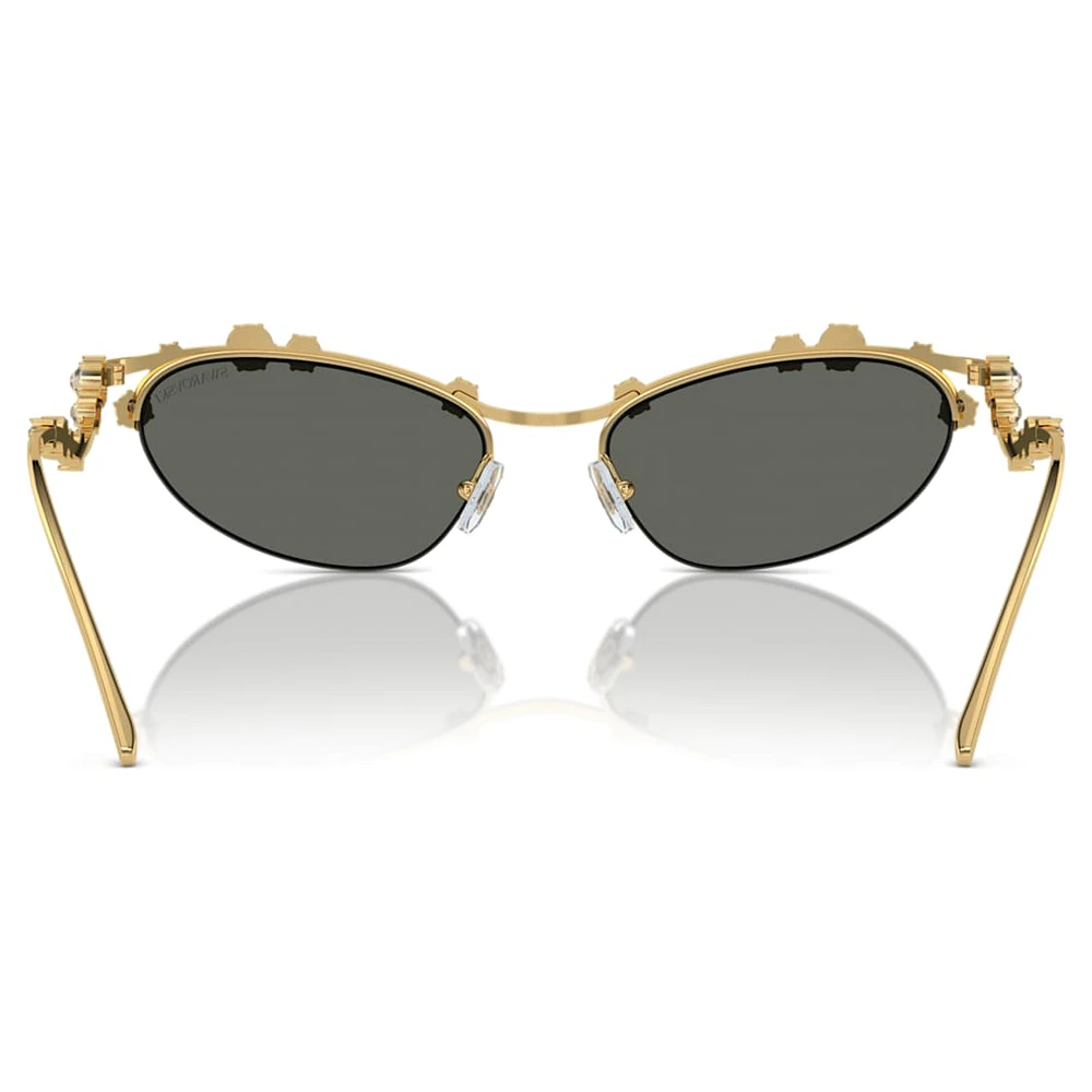 Sunglasses, Cat-Eye shape, SKU001, Gold tone by SWAROVSKI