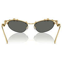 Sunglasses, Cat-Eye shape, SKU001, Gold tone by SWAROVSKI