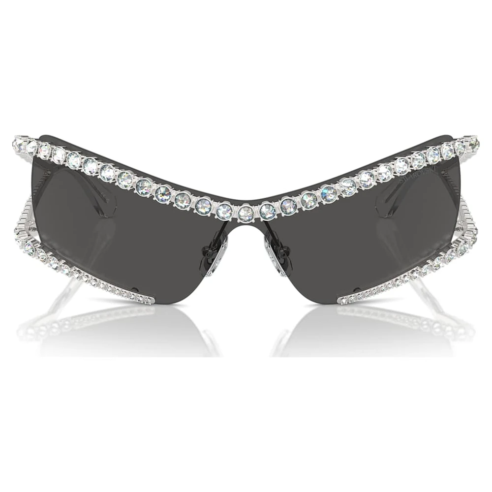 Sunglasses, Mask, Grey by SWAROVSKI