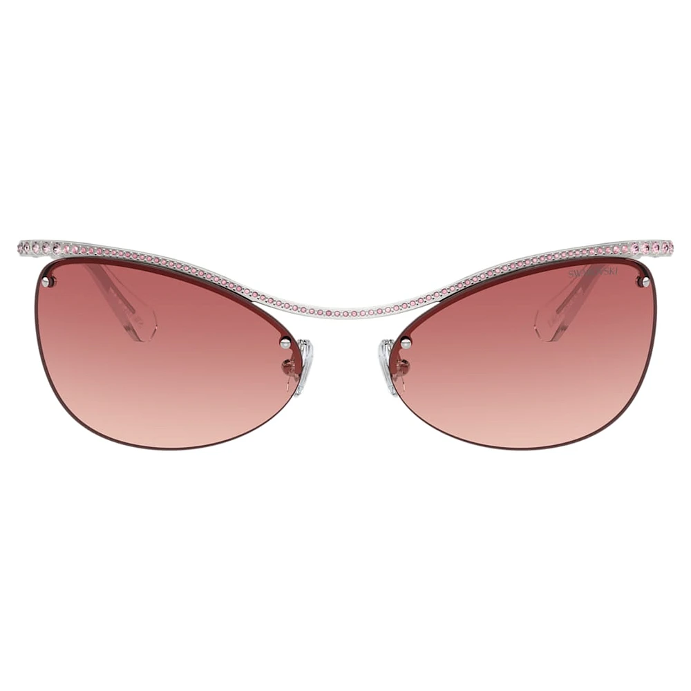 Sunglasses, Oval shape, SK7018, Pink by SWAROVSKI