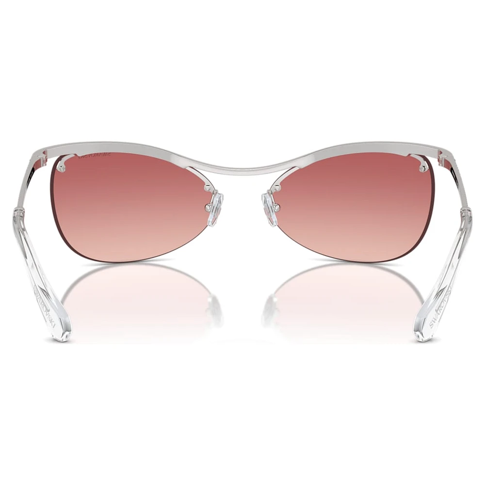 Sunglasses, Oval shape, SK7018, Pink by SWAROVSKI
