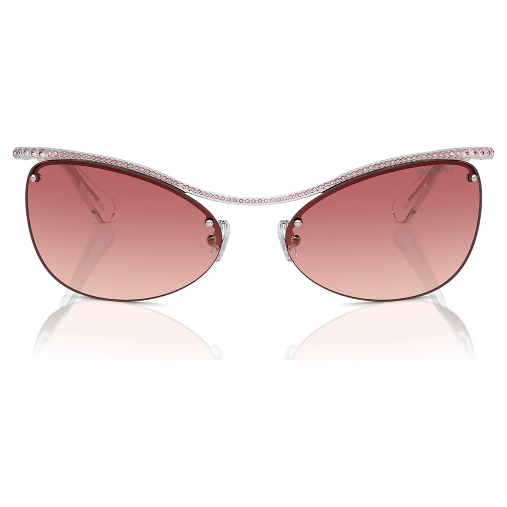 Sunglasses, Oval shape, SK7018, Pink by SWAROVSKI