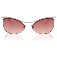 Sunglasses, Oval shape, SK7018, Pink by SWAROVSKI