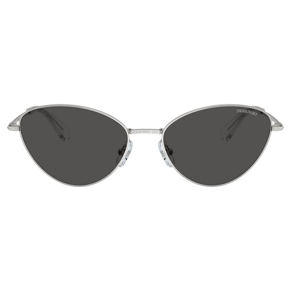 Sunglasses, Cat-Eye shape, SK7014, Black by SWAROVSKI