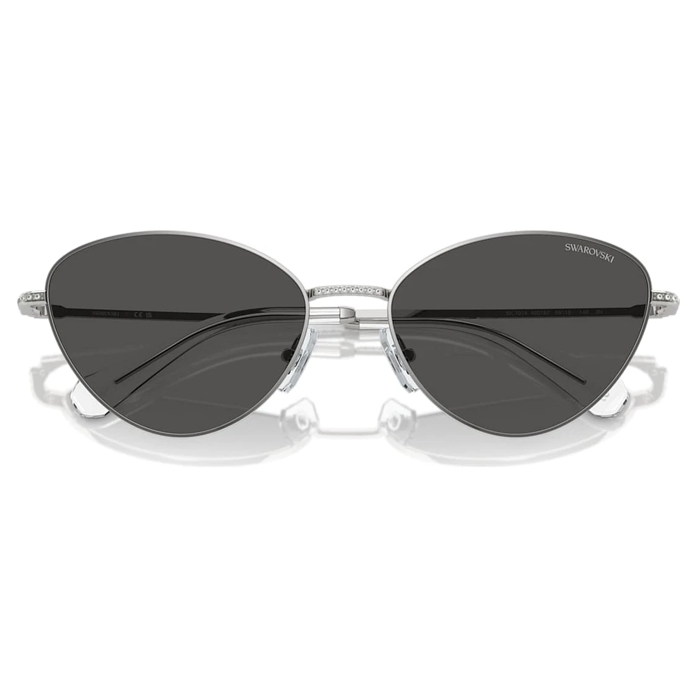 Sunglasses, Cat-Eye shape, SK7014, Black by SWAROVSKI