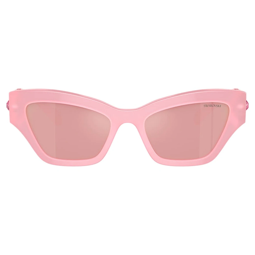 Sunglasses, Cat-Eye shape, Pink by SWAROVSKI