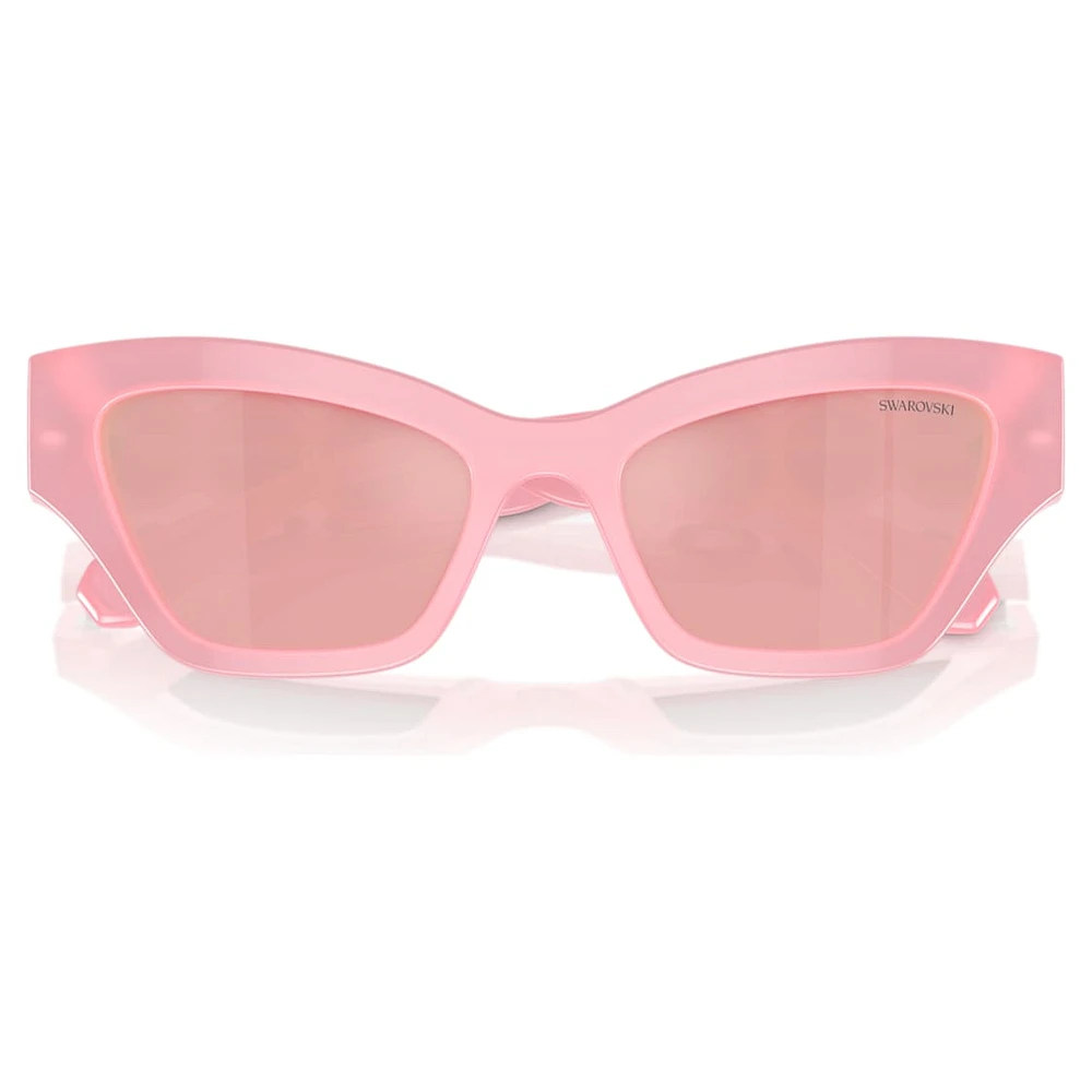 Sunglasses, Cat-Eye shape, Pink by SWAROVSKI