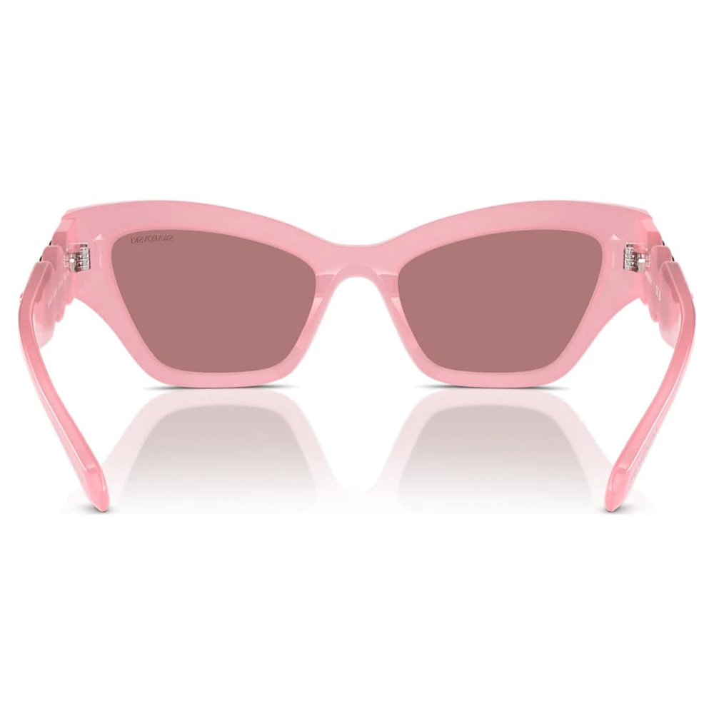 Sunglasses, Cat-Eye shape, Pink by SWAROVSKI